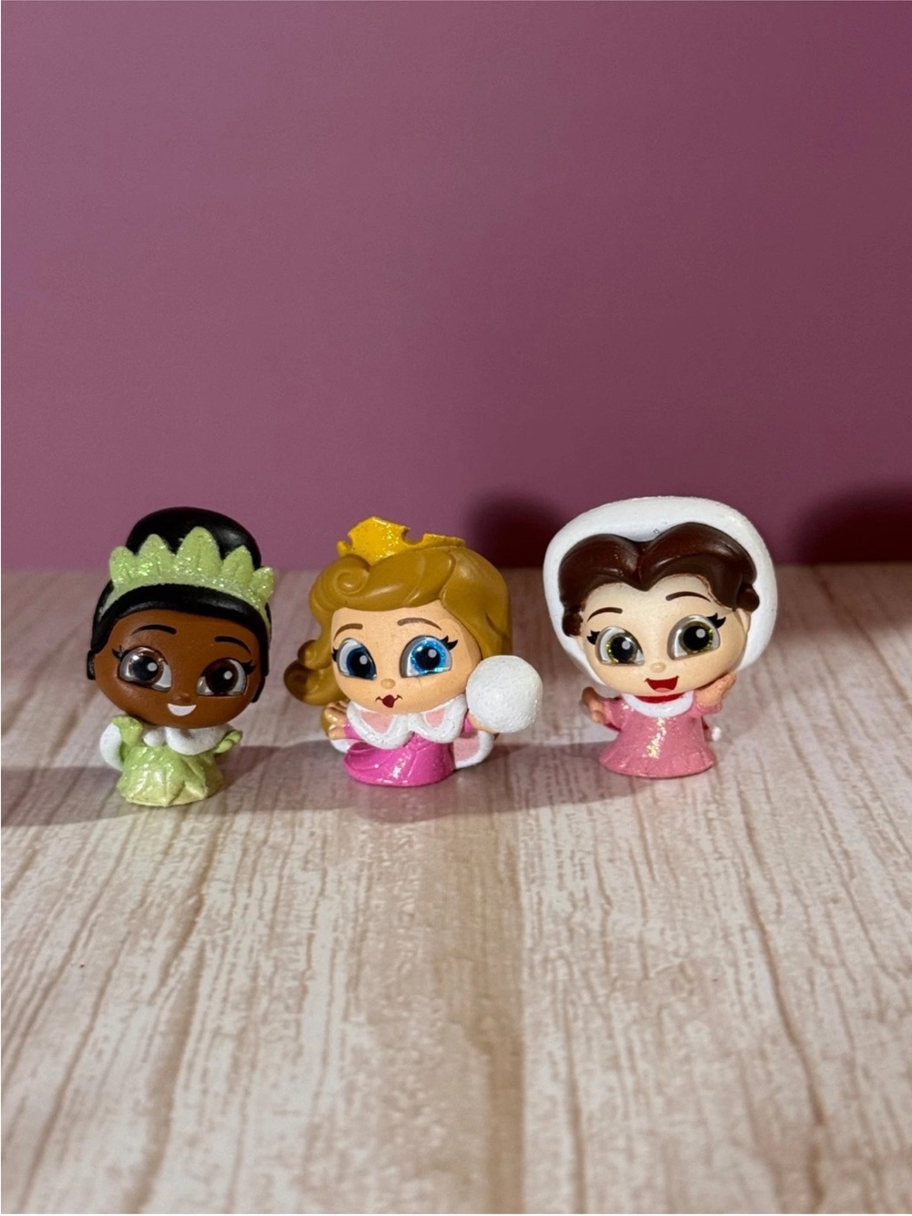Tiana, Aurora & Belle Disney Doorables Set